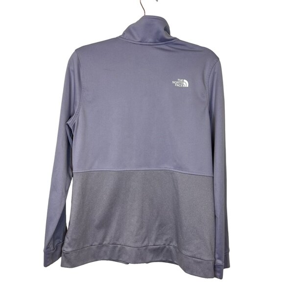 The North‎ Face Jacket L Womens Purple Fleece Lined Logo Full Zip Size Large - Picture 2 of 12
